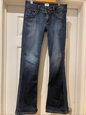 Hudson Jeans Signature made in USA Low Rise Bootcut Y2K Boho Festival 28